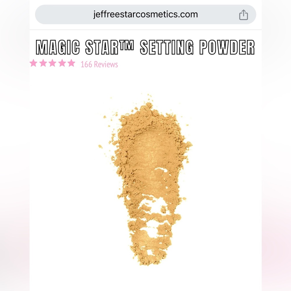 Jeffree Star Cosmetics Topaz Setting Powder (New in box)